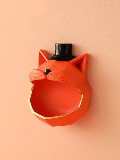 Organizador Mural Gato con Boca Grande - Caja de Almacenamiento Adhesiva sin Taladro - Image 10