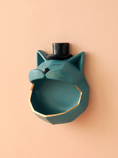 Organizador Mural Gato con Boca Grande - Caja de Almacenamiento Adhesiva sin Taladro - Image 2
