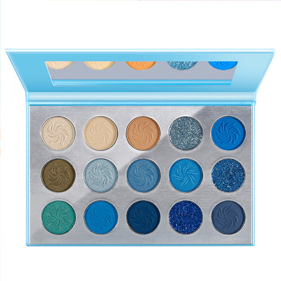 Paleta de Sombras Eyeshadow 15 Colores Tierra Perlado Mate - Image 9