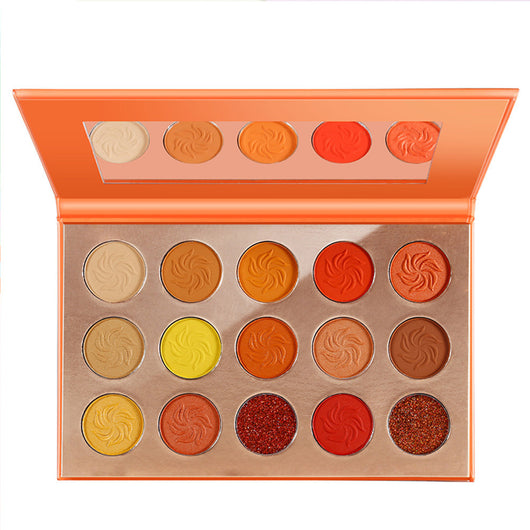 Paleta de Sombras Eyeshadow 15 Colores Tierra Perlado Mate - Image 3