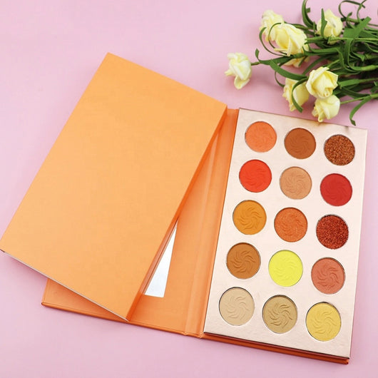 Paleta de Sombras Eyeshadow 15 Colores Tierra Perlado Mate - Image 7
