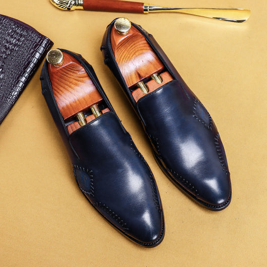 Zapatos de Cuero para Hombre - Mocasines Artesanales de Ante Cómodo - Image 4