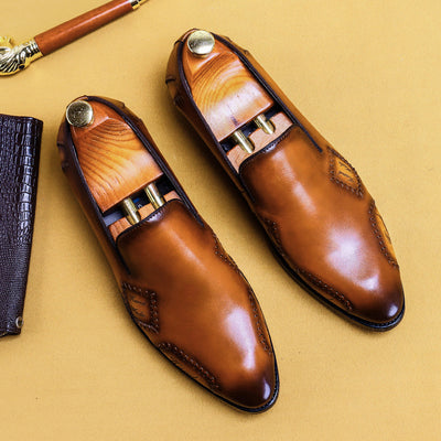 Zapatos de Cuero para Hombre - Mocasines Artesanales de Ante Cómodo - Image 5