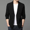 Cardigan Blazer Coreano para Hombre - Suéter Elegante Primavera Otoño