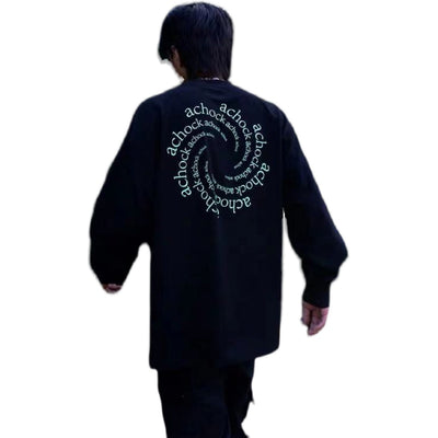 Sudadera Hombre Tide Vórtex Circular - Corte Holgado Casual Manga Larga - Image 7