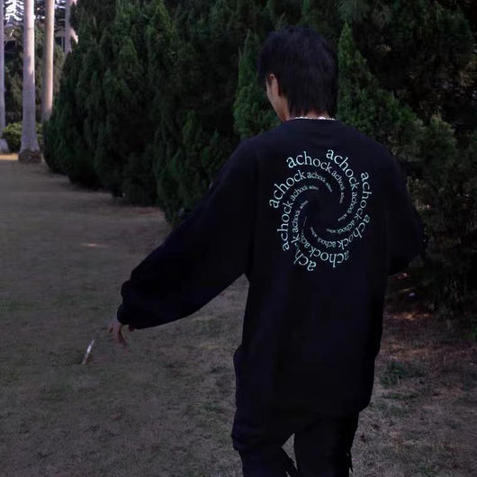 Sudadera Hombre Tide Vórtex Circular - Corte Holgado Casual Manga Larga - Image 10