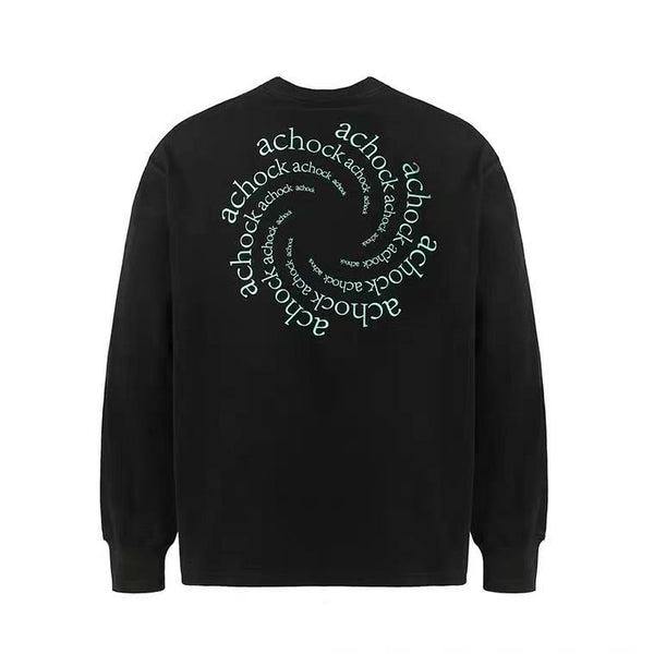 Sudadera Hombre Tide Vórtex Circular - Corte Holgado Casual Manga Larga