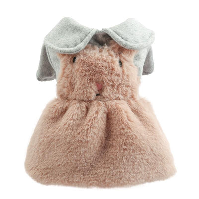 Vestido Cálido de Conejo Peluche para Primavera, Otoño e Invierno - Image 9