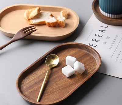 Bandeja de Madera Maciza para Té de la Tarde - Image 16