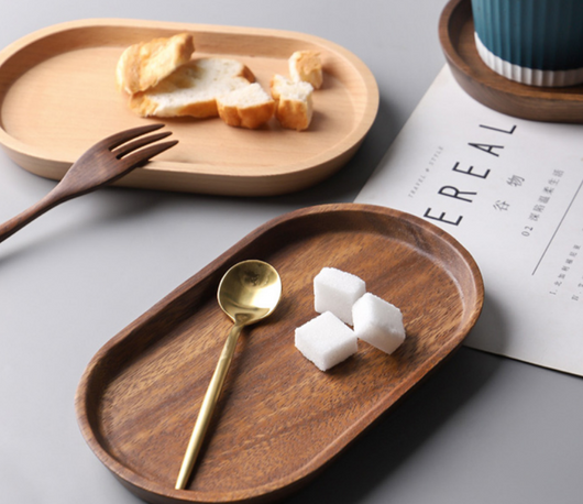 Bandeja de Madera Maciza para Té de la Tarde - Image 16