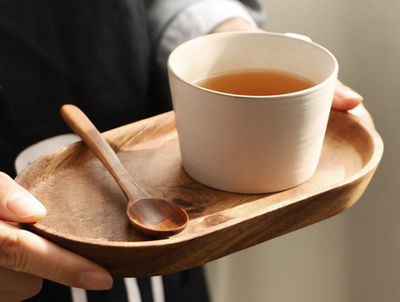 Bandeja de Madera Maciza para Té de la Tarde - Image 12