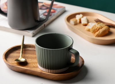Bandeja de Madera Maciza para Té de la Tarde - Image 14