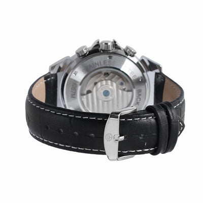 Reloj Automático de Lujo con Calendario Completo y Tourbillon en Cuero Genuino - Image 14