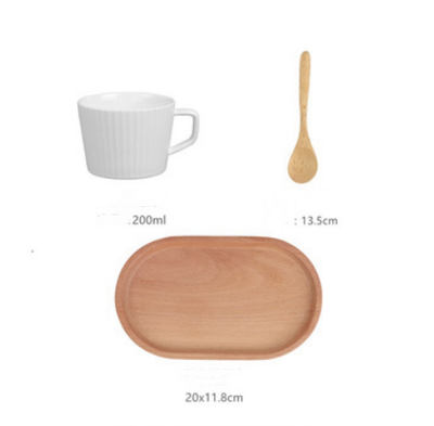 Bandeja de Madera Maciza para Té de la Tarde - Image 4