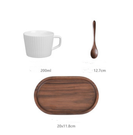 Bandeja de Madera Maciza para Té de la Tarde - Image 5