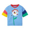 Playera Infantil Estampado Cartoon - Manga Corta Verano