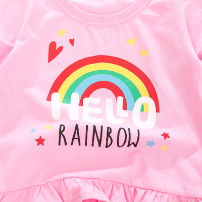 Camiseta de Algodón Puro para Niña - Manga Corta Verano - Image 11