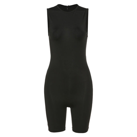 Mono Elegante sin Mangas de Colores Lisos para Mujer - Image 7