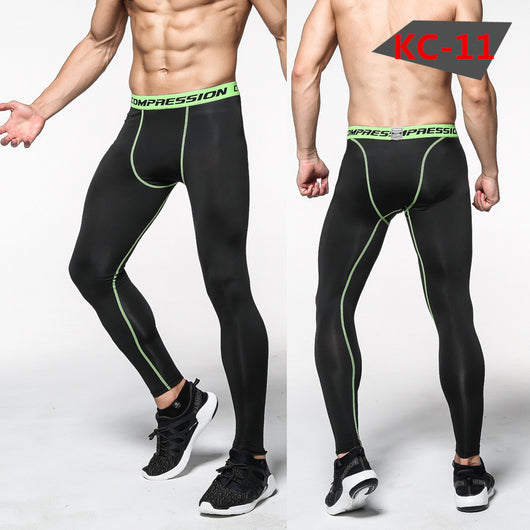 Pantalones Deportivos Elásticos Ajustados para Hombre - Image 22