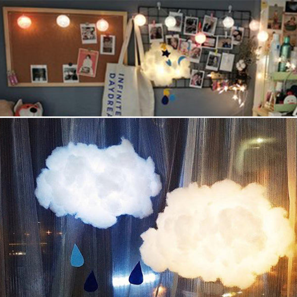 Atrapasueños Luminoso DIY - Kit Creativo Decoración Nube con Luz LED
