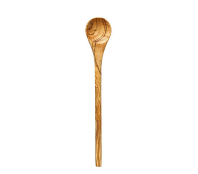 Espátula de Madera de Olivo con Mango Largo - Cuchara de Madera Maciza para Cocina - Image 5