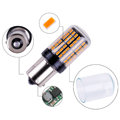 Foco LED Canbus 1156 144SMD para Frenos y Direccionales - Súper Brillante 12-28V - Image 3