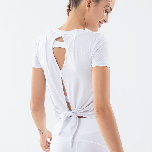 Blusa de Yoga Deportiva Manga Corta para Mujer - Image 8