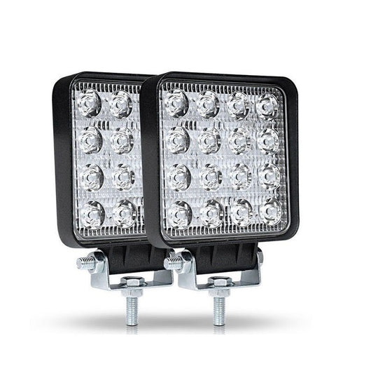 Faro LED de Trabajo 4 Pulgadas 48W - Luz Auxiliar Cuadrada para Vehículos - Image 8