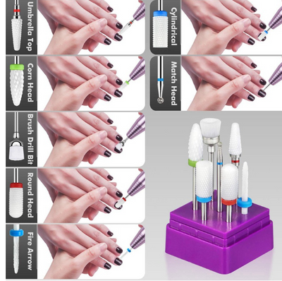 Herramienta Profesional de Cerámica para Limpiar y Pulir Uñas - Image 19