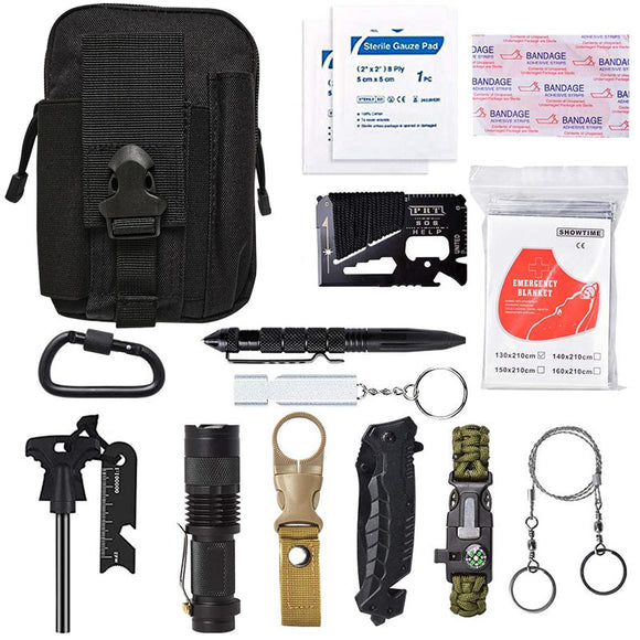 Herramienta Multifunción de Supervivencia para Camping y Emergencias