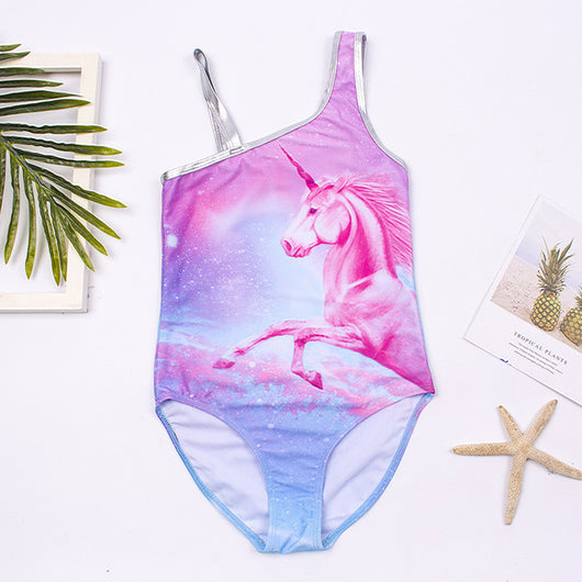 Traje de Baño Infantil de Una Pieza para Niñas 3 a 16 Años - Image 9