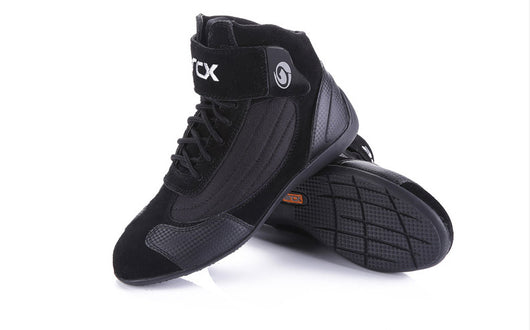 Zapatos de Motociclismo Transpirables de Cuero - Comodidad y Seguridad para Verano - Image 13