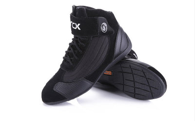 Zapatos de Motociclismo Transpirables de Cuero - Comodidad y Seguridad para Verano - Image 5