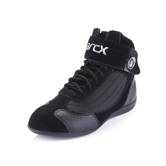 Zapatos de Motociclismo Transpirables de Cuero - Comodidad y Seguridad para Verano - Image 2