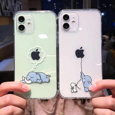 Funda Protectora Elefante Caricatura a Prueba de Caídas para Celular - Image 9