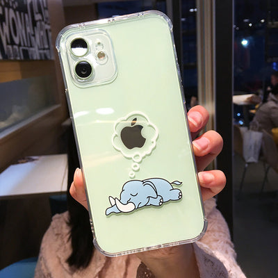 Funda Protectora Elefante Caricatura a Prueba de Caídas para Celular - Image 8