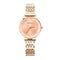 Conjunto de 4 Relojes para Mujer Oro Rosa con Diamantes Incrustados