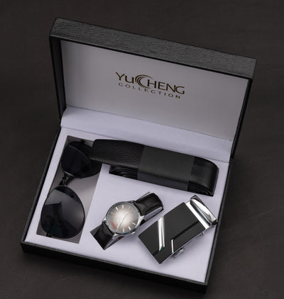Set de Regalo Ejecutivo: Reloj, Cinturón y Accesorios para Hombre - Image 10