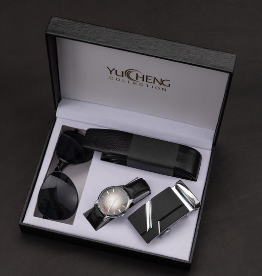 Set de Regalo Ejecutivo: Reloj, Cinturón y Accesorios para Hombre - Image 10