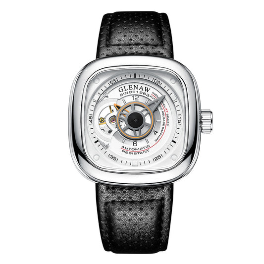 Reloj Mecánico Automático con Diseño Hueco Cuadrado