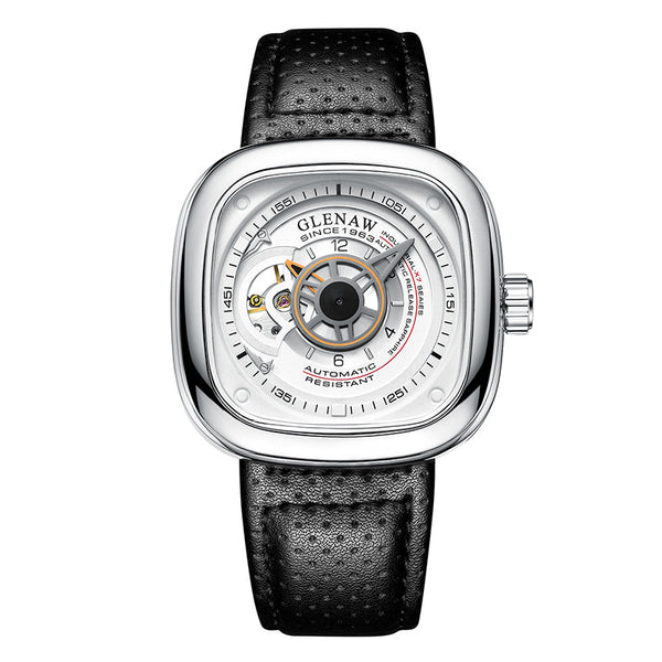 Reloj Mecánico Automático con Diseño Hueco Cuadrado