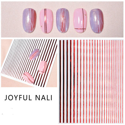 Stickers de Uñas Arcoíris con Diseños de Huevo Frito, Fresa y Flores - Image 9