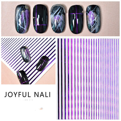 Stickers de Uñas Arcoíris con Diseños de Huevo Frito, Fresa y Flores - Image 3