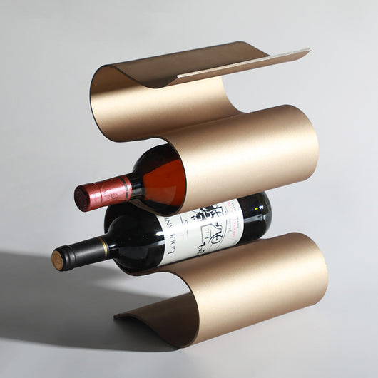 Botellero de Hierro Forjado Decorativo para Barra y Hogar