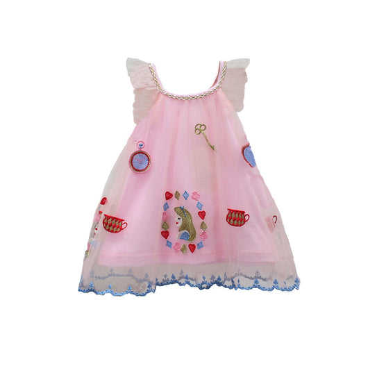 Vestido Infantil Princesa con Encaje Bordado - Niña 0-2 Años - Image 6