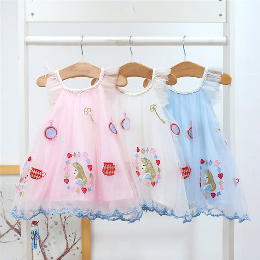 Vestido Infantil Princesa con Encaje Bordado - Niña 0-2 Años - Image 10