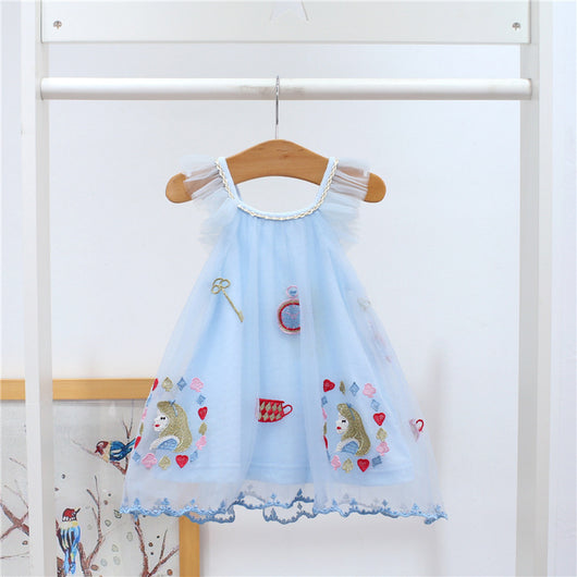Vestido Infantil Princesa con Encaje Bordado - Niña 0-2 Años - Image 3