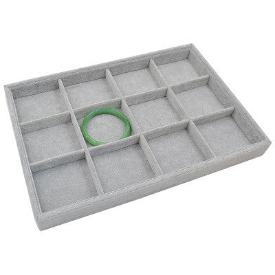 Organizador de Joyas Terciopelo - Bandeja Exhibidora para Anillos y Aretes - Image 4