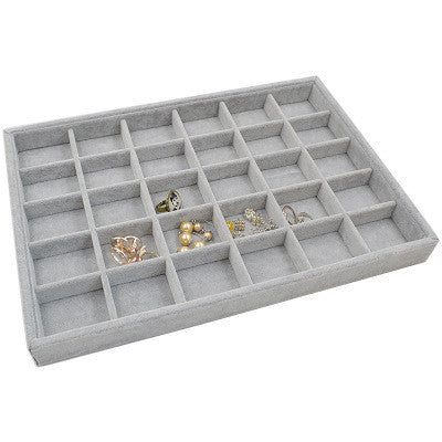 Organizador de Joyas Terciopelo - Bandeja Exhibidora para Anillos y Aretes - Image 6