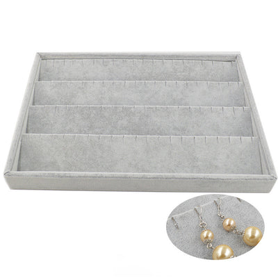 Organizador de Joyas Terciopelo - Bandeja Exhibidora para Anillos y Aretes - Image 8